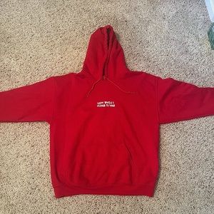 I Love You Say It Back Mirrored Hoodie